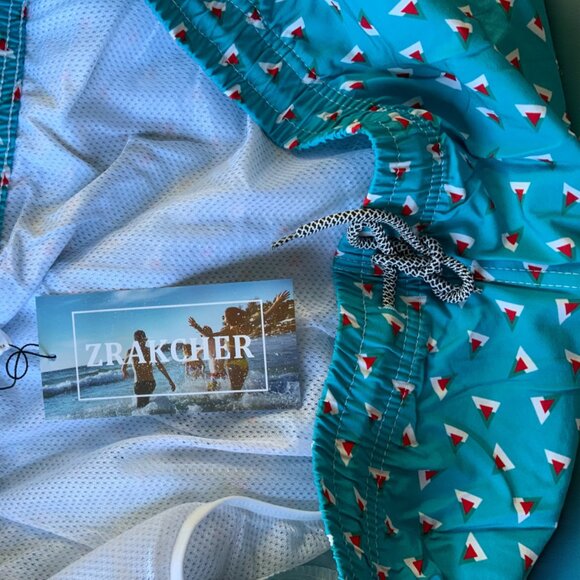 Zrakcher Men’s Swim Trunks - Picture 6 of 9